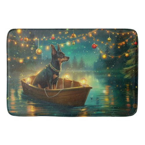 Australian Kelpie Christmas Festive Voyage Bath Mat