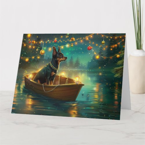 Australian Kelpie Christmas Festive Voyage Card