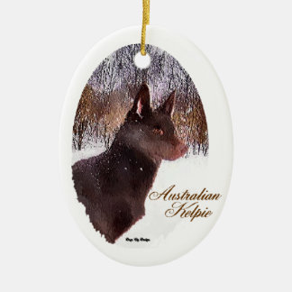 Australian Kelpie Christmas Gifts Ornament