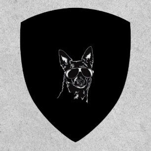 Australian Kelpie cool dog sunglasses Classic T-Sh Patch