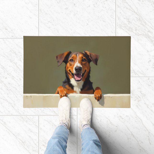 Australian Kelpie Doormat Art (Indoor)