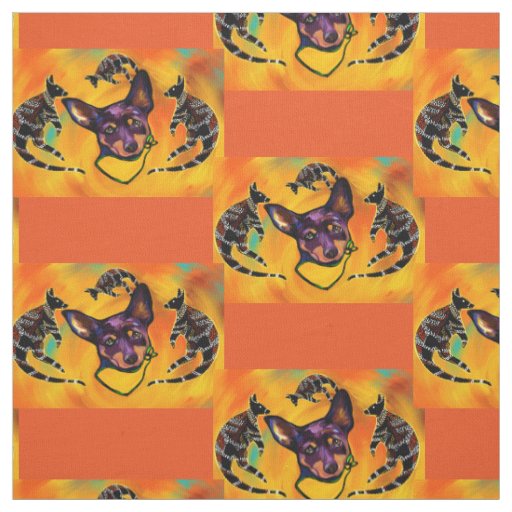 AUSTRALIAN KELPIE FABRIC