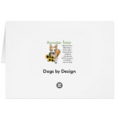 Australian Kelpie Gifts Cards (Back Horizontal)