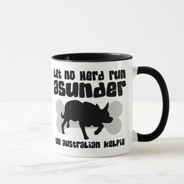 Australian Kelpie Herding Mug (Right)