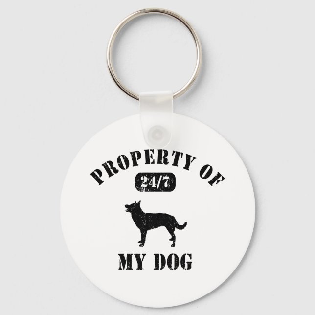 Australian Kelpie Keychain (Front)