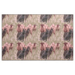 Australian Kelpie with sheep fabric