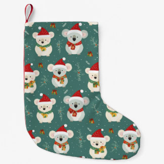 Australian Koala Christmas Small Christmas Stocking