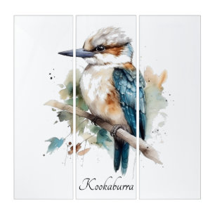 Australian Kookaburra Bird Art Personalized Text