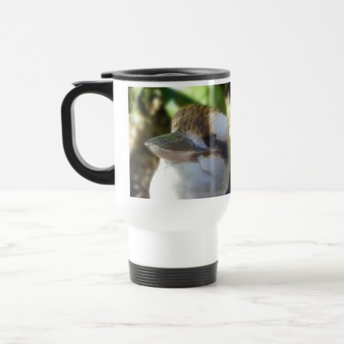 Australian Kookaburra Close Up Travel Mug