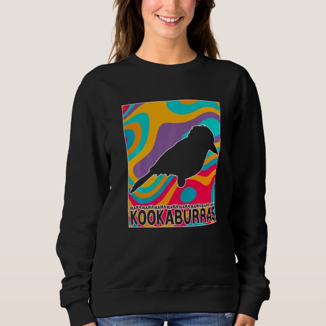 Australian Kookaburra Fan Kookaburra Birdwatcher Sweatshirt (Front)