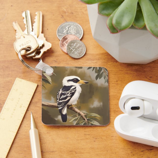 Australian Kookaburra Painting, Keychain (Desk)