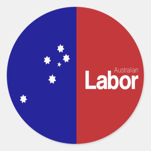 Australian Labor Party 2013 Classic Round Sticker