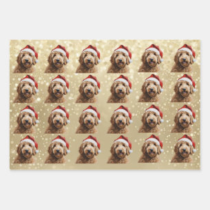 Australian Labradoodle 1 Holiday Edition Wrapping Paper Sheets