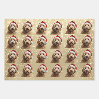 Australian Labradoodle 1 Holiday Edition Wrapping Paper Sheets