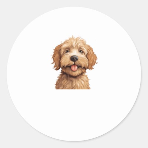 Australian Labradoodle Classic Round Sticker