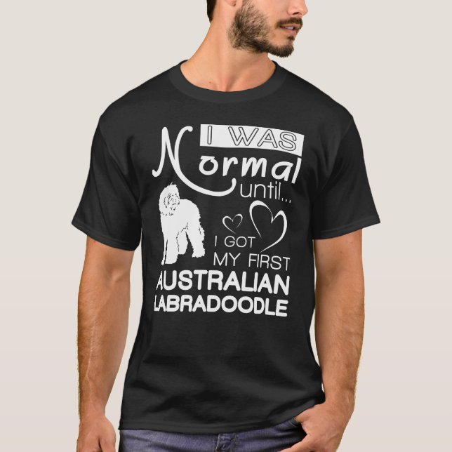 Australian Labradoodle gift t-shirt for dog lovers (Front)