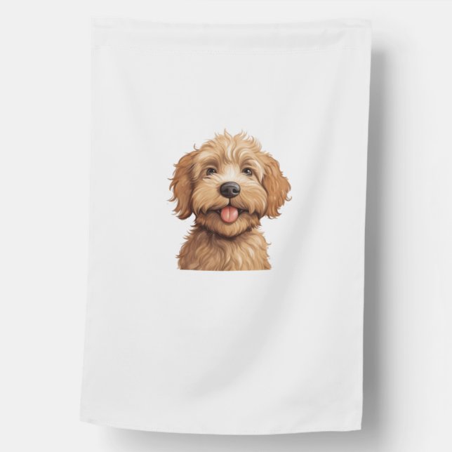 Australian Labradoodle House Flag (Front)