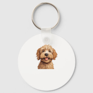 Australian Labradoodle Keychain