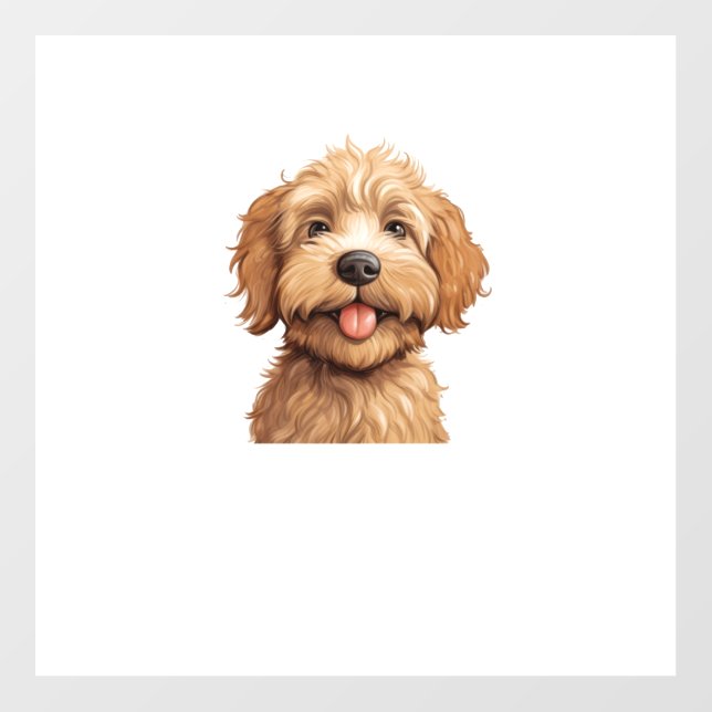 Australian Labradoodle Wall Decal (Front)