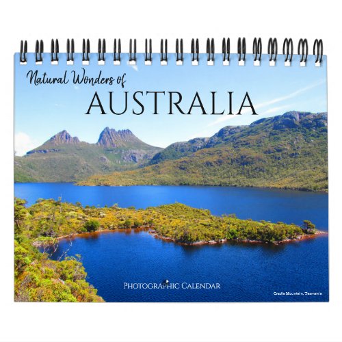 australian landscapes 2025 with locations small calendar