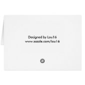 Australian Magpie Card (Back Horizontal)