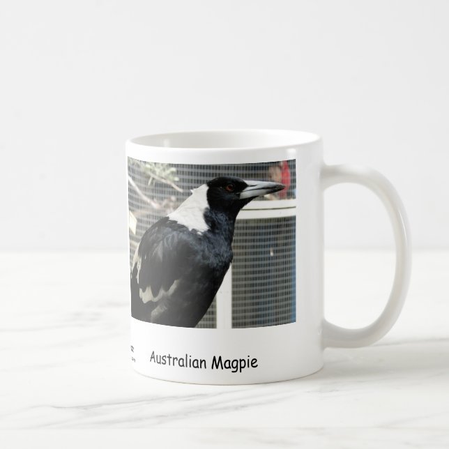 Australian Magpie Coffee Mug (Right)