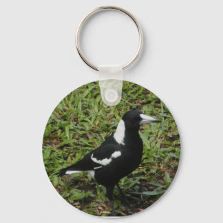 Australian Magpie keychain