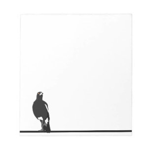 Australian magpie notepad