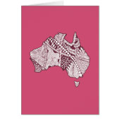 Australian Map Art (Front)