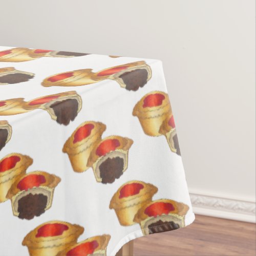 Australian Meat Pies Aussie Food Cuisine Ketchup Tablecloth