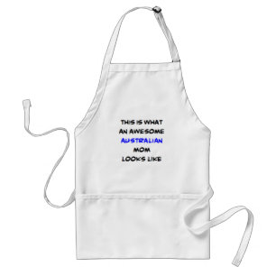 australian mom, awesome adult apron