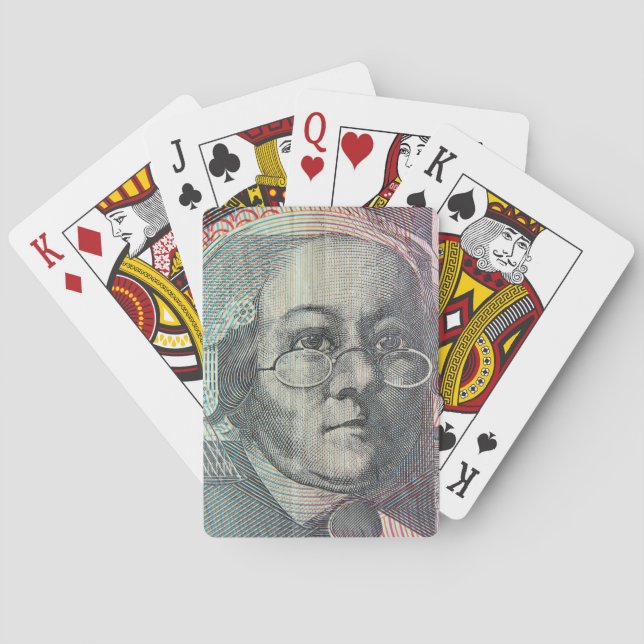 Australian money dollars poker cards (Back)