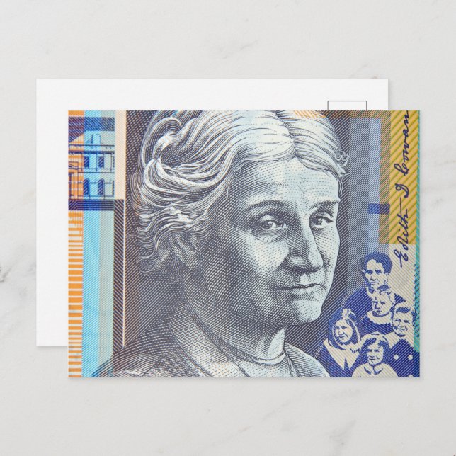 Australian money dollars postcard (Front/Back)