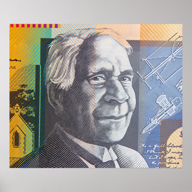 Australian money dollars poster (Front)