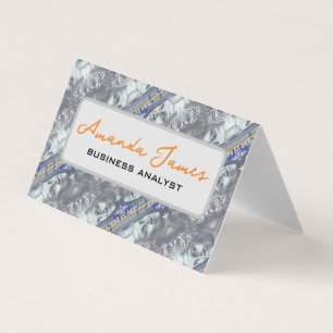 Australian money pattern business card