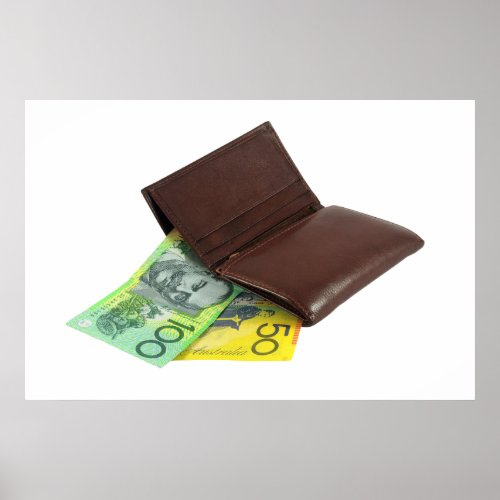 Australian money poster