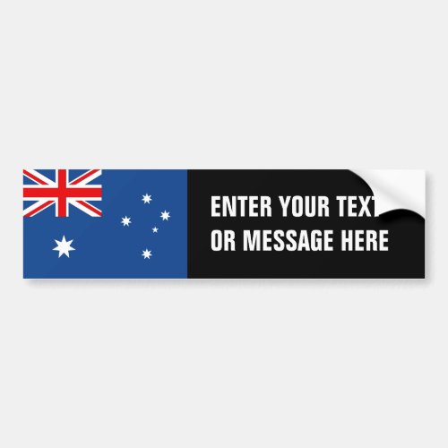 Australian National Flag Bumper Sticker
