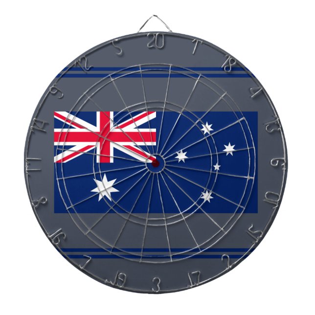 Australian National Flag Dart Board (Front)