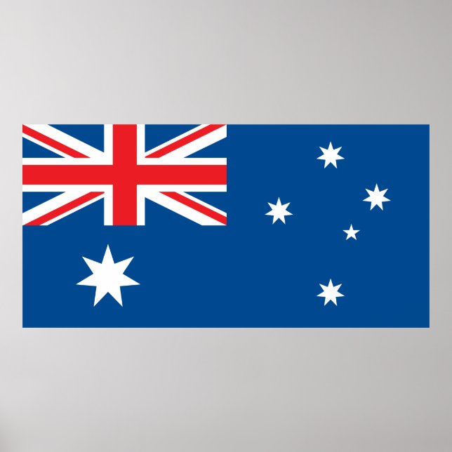 Australian national flag poster (Front)