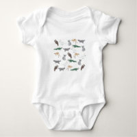 Australian Native Animals Eucalyptus Green Pattern