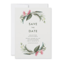 Australian Native Gum Blossom Save the Date
