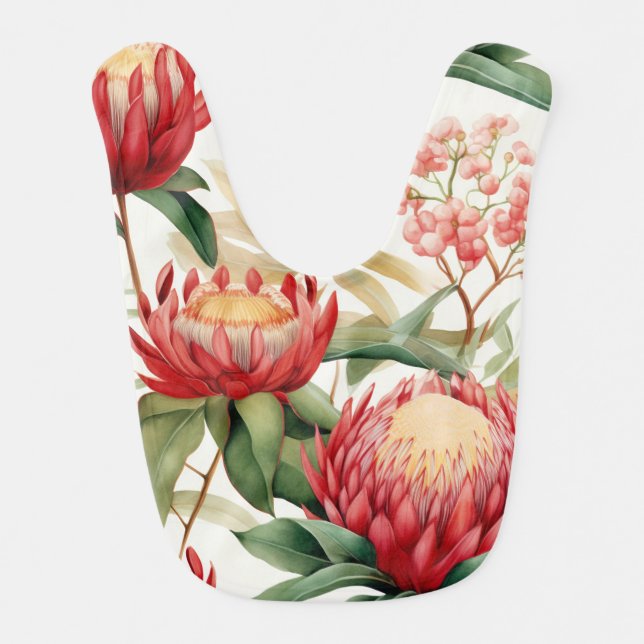Australian Native Protea Flower II Bib (Front)