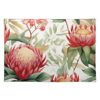 Australian Native Protea Flower II Cloth Placemat
