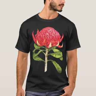 Australian Native Waratah Flower T-Shirt