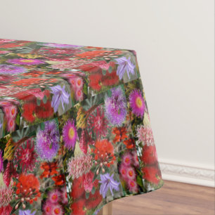 Australian Native Wild Flowers Floral  Tablecloth