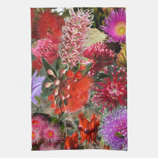 Australian Native Wild Flowers tea / Kitchen Towel