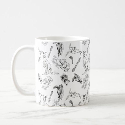 Australian Objects and Animals Coffee Mug