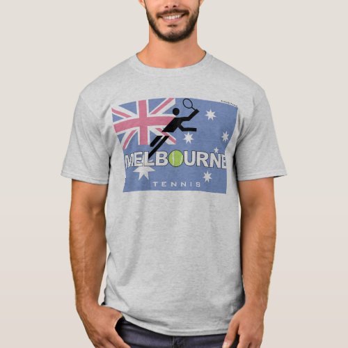 Australian Open Tennis Melbourne Vintage T_Shirt
