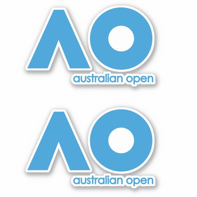 AUSTRALIAN OPEN-TENNIS  STICKER (Front)