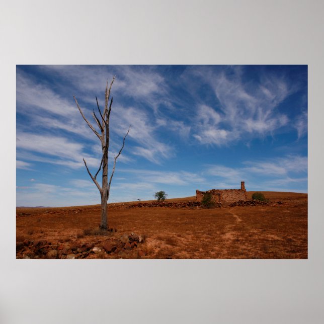 Australian Outback Flinders Ranges Poster (Front)